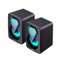 Havit SK210mini PRO arvutikõlarid 2.0 RGB (must)