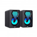 Havit SK210mini PRO arvutikõlarid 2.0 RGB (must)