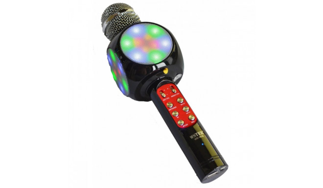 Goodbuy LED 360 karaoke microphone with speaker bluetooth | 5W | aux | voice modulator | USB | Micro