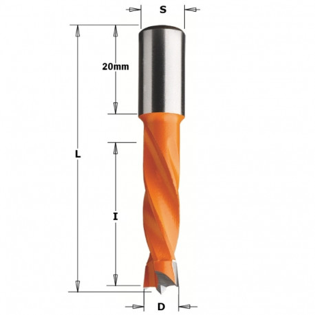 Tüüblipuur HM D=6.35x30x57.5 S=10x20 LH