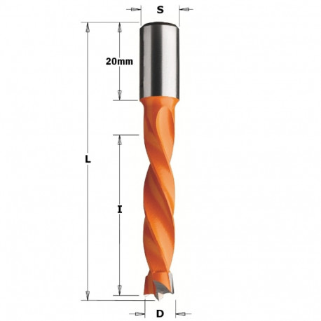 Tüüblipuur HM D=8.5x43x70 S=10x20 LH