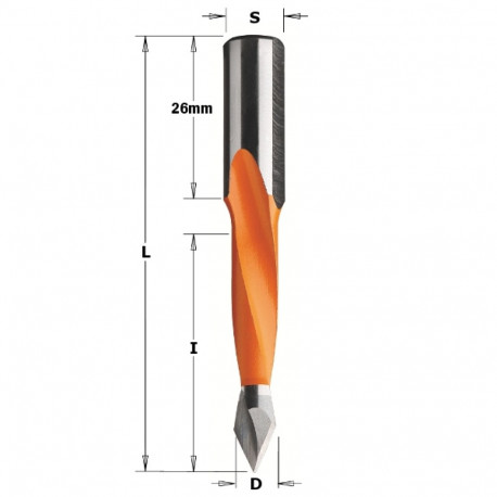 Tüüblipuur, läbiv HM D=11x35x70 S=10x26 LH