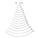 Stright carving chisel Pfeil 7/4