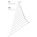 Stright carving chisel Pfeil 1s/40