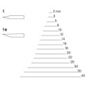 Stright carving chisel Pfeil 1/10