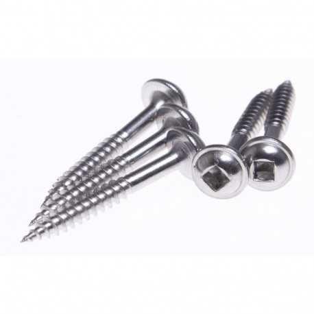 KREG® Stainless Steel Pocket-Hole Screws - 32mm/1.25", #7 Fine-Thread, Maxi-Loc™, 100-count