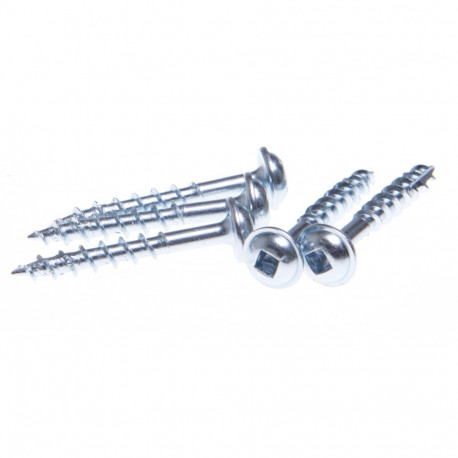 KREG® Zinc Pocket-Hole Screws - 64mm/2.50", #8 Coarse- Thread, Maxi-Loc, 125-count