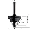 PLUNGE OGEE BIT W/BRNG HW Z2 S=8 D=28.6x12.7x54 R=4 RH
