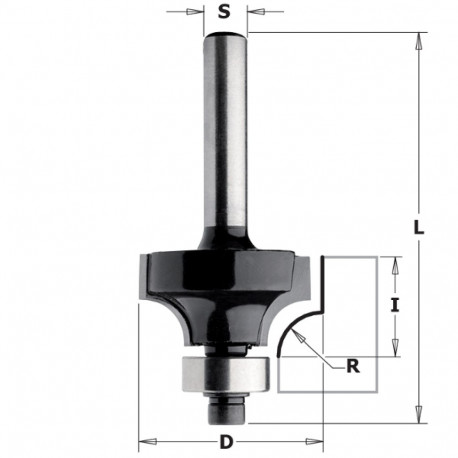 OVOLO BIT HW Z2 S=8 D=28.7x15.5x53 R8 RH