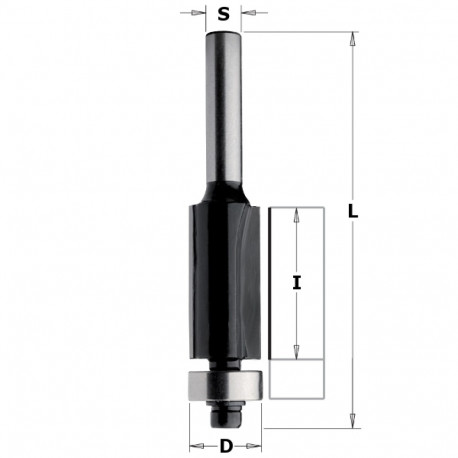 Sõrmfrees KODUs Z2 S=8 D=12.7x25.4x67