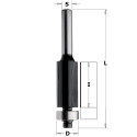 Flush trim router bits HW Z2 S=8 D=9.5x14x56 RH