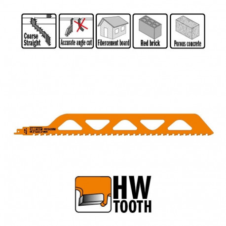 SPECIAL HM SABRE SAW BLADE 4555x12,7x2TPI