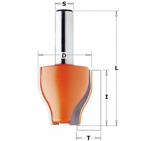 VERTICAL RAISED PANEL BIT S=12 D=38X38 -B-