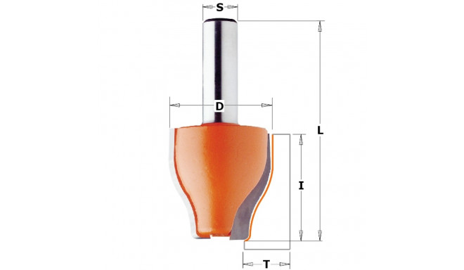 VERTICAL RAISED PANEL BIT S=12 D=38X38 -B-