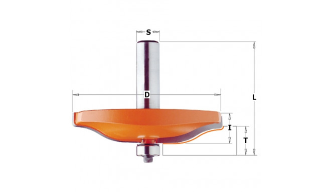 RAISED PANEL BIT -HM- S=12 D=82.5X15 (C)