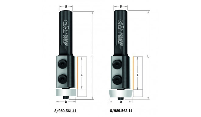 SOLID SURFACE Otsfrees WITH INSERT KNIVES HM S=12 D=22x30x83 10° RH
