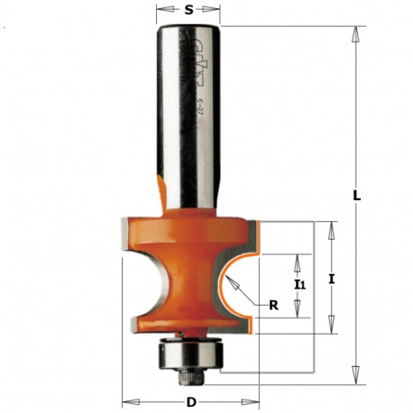 CORNER BEADING BIT HW S=8 D=22,2X15