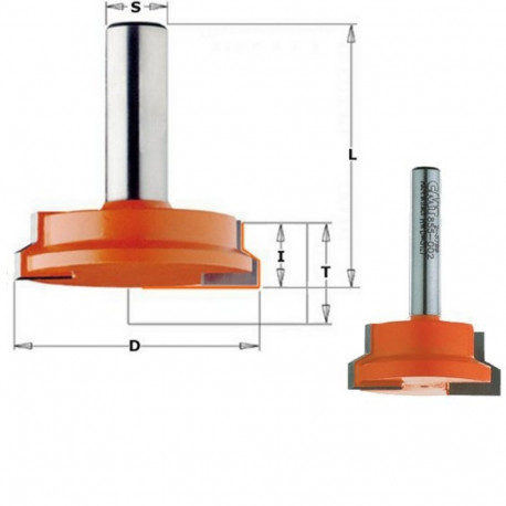 DRAWER LOCK BIT HW S=8 D=31,7X12,7