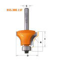 HW OVOLO SASH ROUTER BIT (F) S=8 D=22X19 R=10