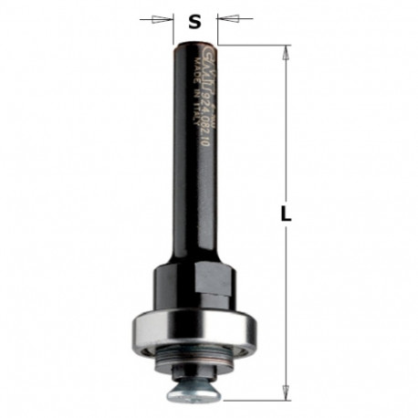 Kinitusvõll soonefreesile S=8 mm kruvi kinnitusega M5SV.