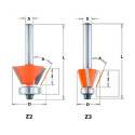 BEVEL TRIM AND CHAMFER BIT S=8 D=27X5,5