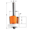HW FLUSH TRIM BIT W/ TRIANGULAR BEARING S=8 D=12,7X12,7