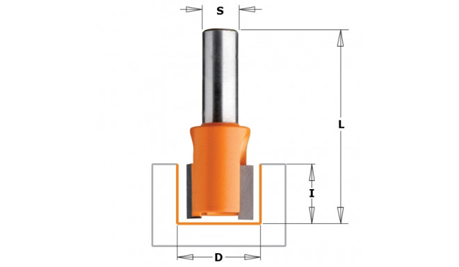 HW HINGE RECESSER BIT S=8 D=18X12.5X57.15