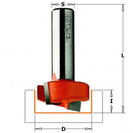 MORTISING BIT HM S=8 D=20 X16