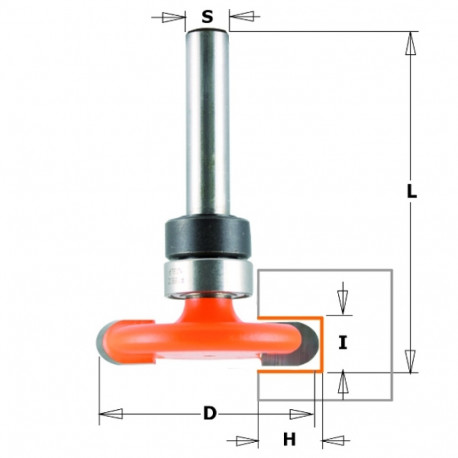 HW-SLOT CUTTER Z2 S=6.35 D=31.75X6.35 R3.17 RH