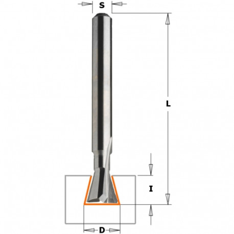 Kalasaba otsfreees HM 19° S=6.35 D=9,3x7,3x43