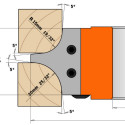 Tagavara terad, paar R=15/20 D=147x45x40 mm