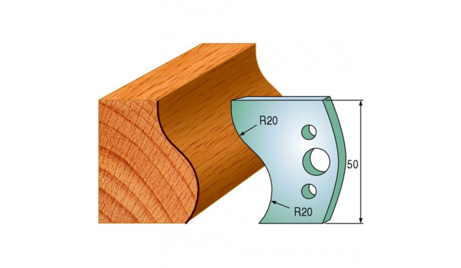 Profiilterad, paar HL 50x4 mm