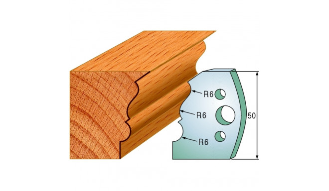 Profiilterad, paar HL 50x4 mm