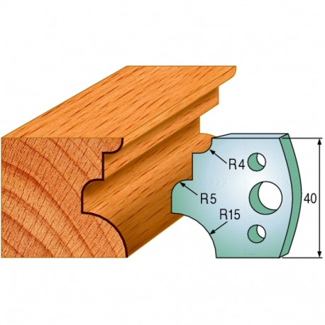 Profiilterad, paar HL 40x4 mm