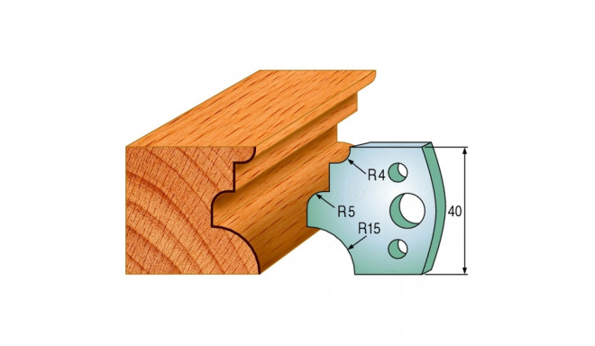 Profiilterad, paar HL 40x4 mm