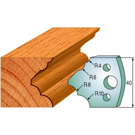 Profiilterad, paar HL 40x4 mm