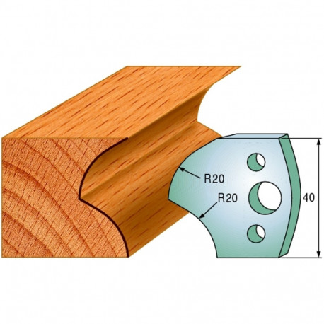 Profiilterad, paar HL 40x4 mm