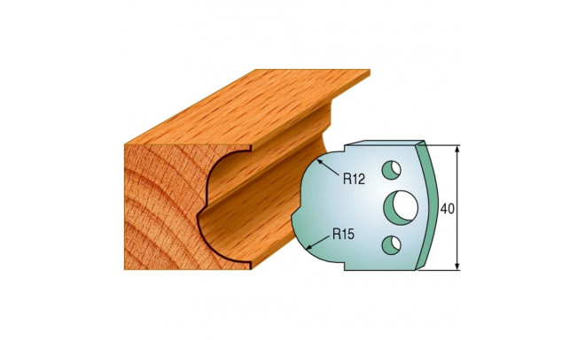 PAIR KNIVES HL 40x4mm
