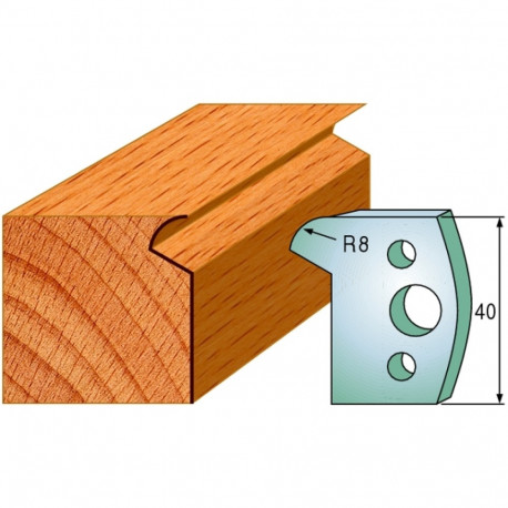 Profiilterad, paar HL 40x4 mm