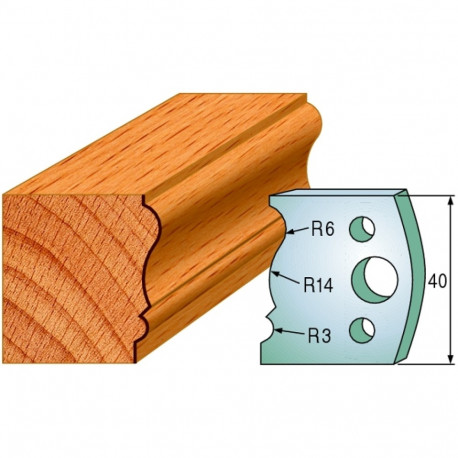 Profiilterad, paar HL 40x4 mm