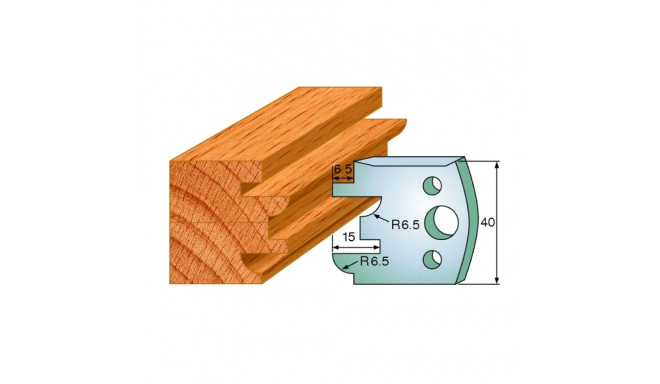 Profiilterad, paar HL 40x4 mm