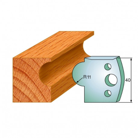 Profiilterad, paar HL 40x4 mm
