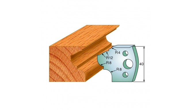 Profiilterad, paar HL 40x4 mm