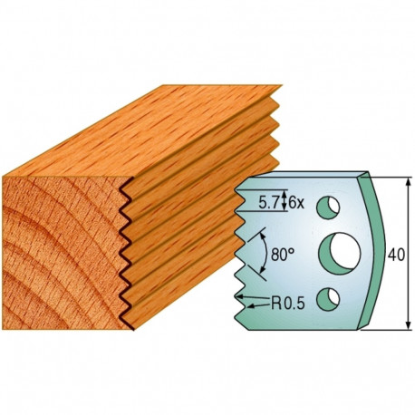 Profiilterad, paar HL 40x4 mm