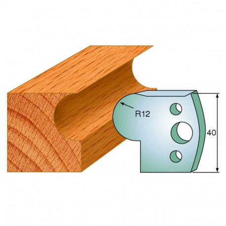 Profiilterad, paar HL 40x4 mm