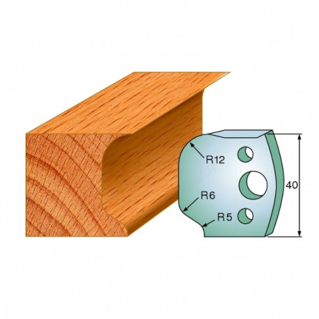 Profiilterad, paar HL 40x4 mm