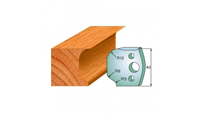 Profiilterad, paar HL 40x4 mm