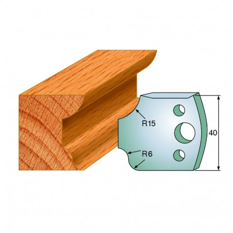 Profiilterad, paar HL 40x4 mm
