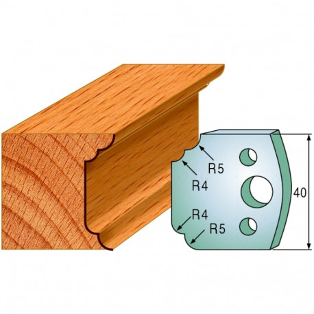 Profiilterad, paar HL 40x4 mm