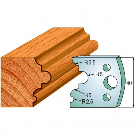 Profiilterad, paar HL 40x4 mm
